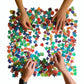 The Aeternus Aenigma colour puzzle, translucent pieces mixing colour