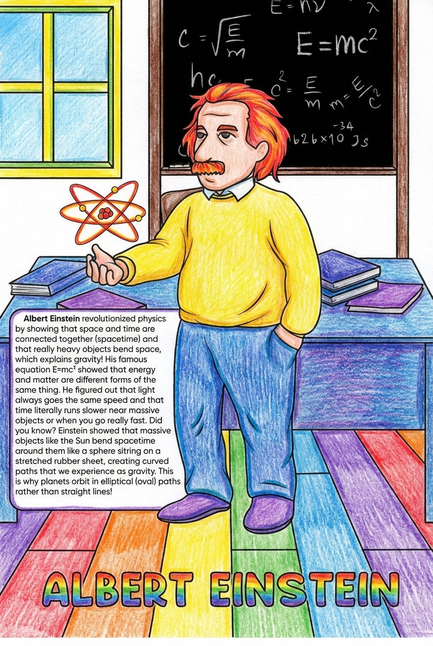 Brilliant Minds Colouring In Series: Light, Colour & Physics Masters